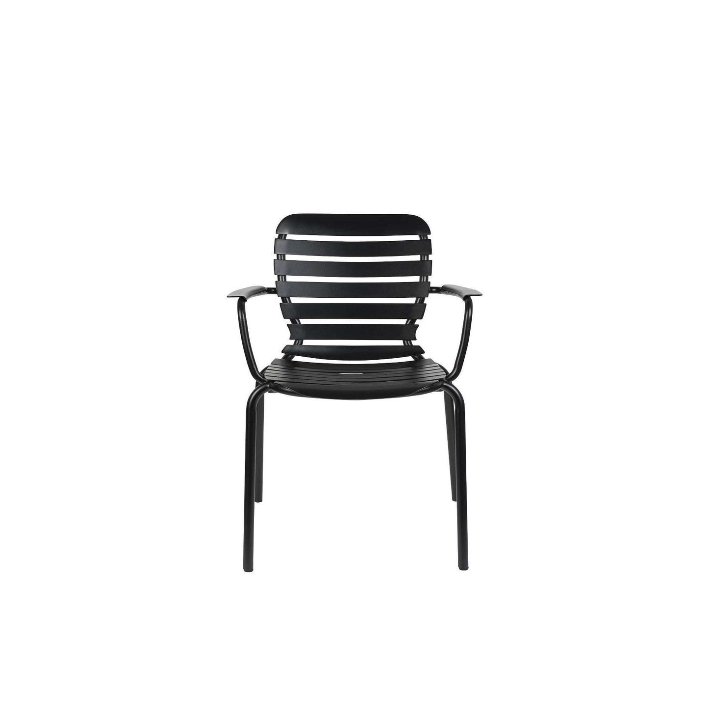 Zuiver tuinstoel met armleuningen vondel zwart 58,2 x 64,7 x 82,8 cm