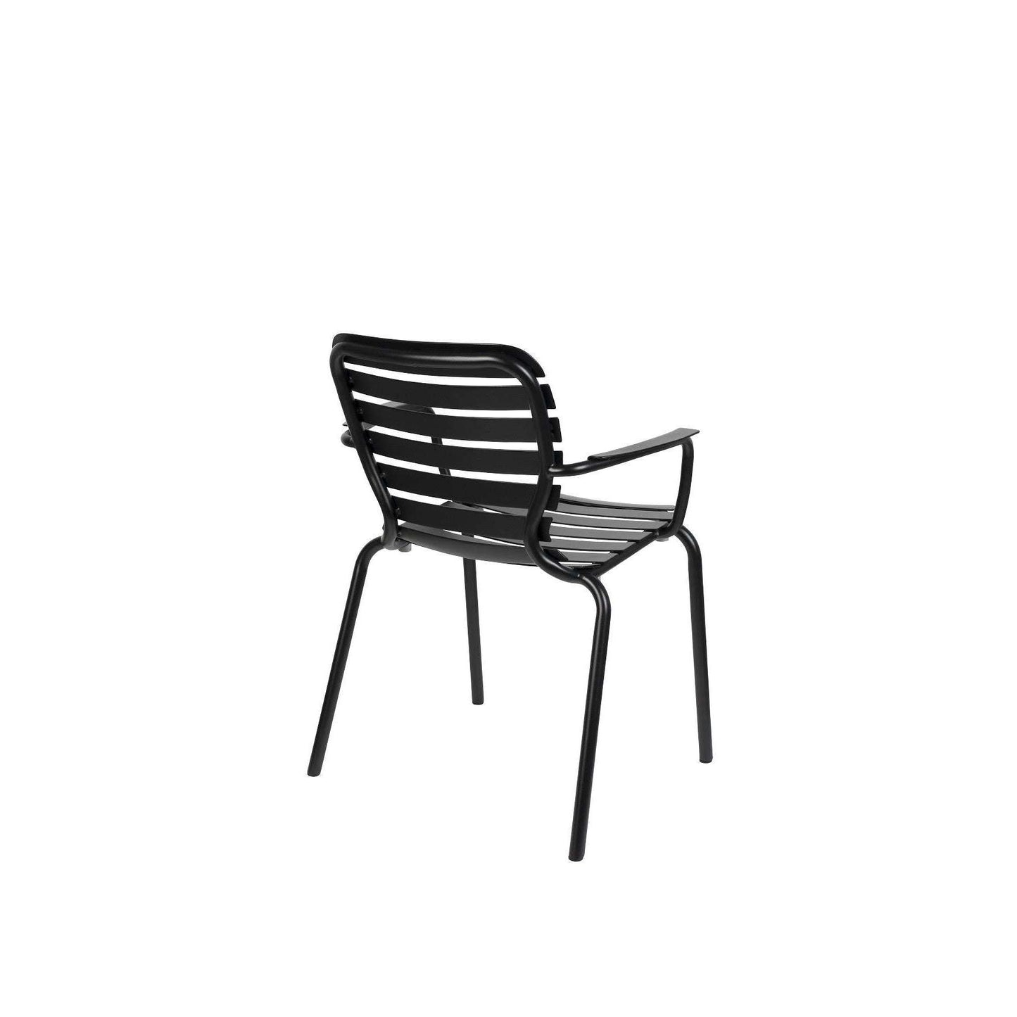 Zuiver tuinstoel met armleuningen vondel zwart 58,2 x 64,7 x 82,8 cm