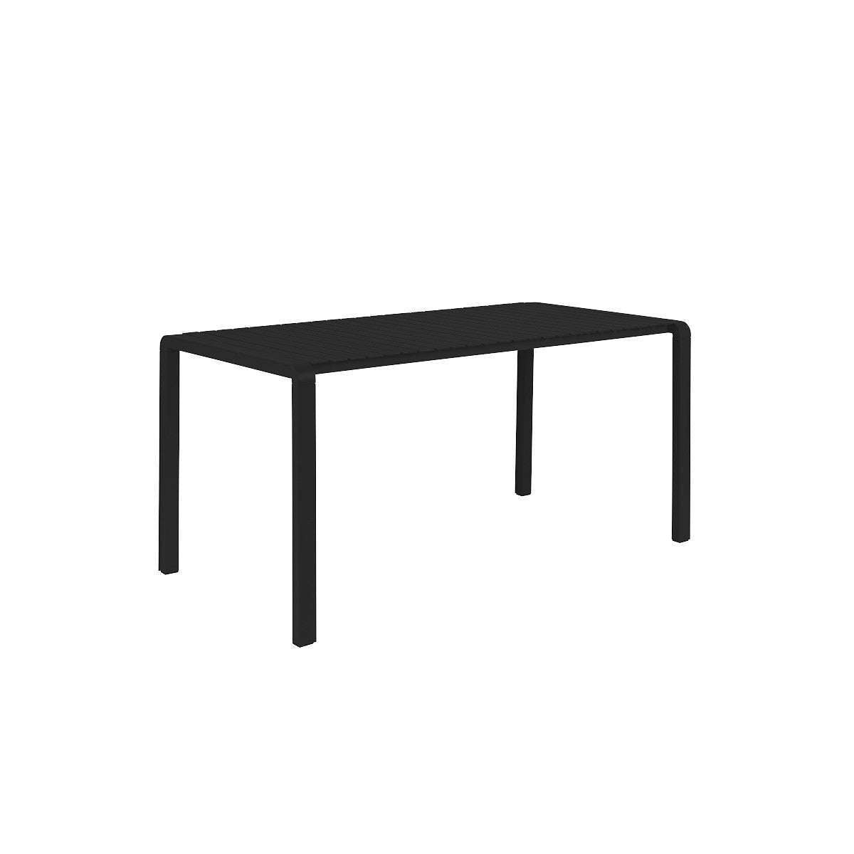 Zuiver tuintafel vondel zwart 168,5 x 87,2 x 75 cm
