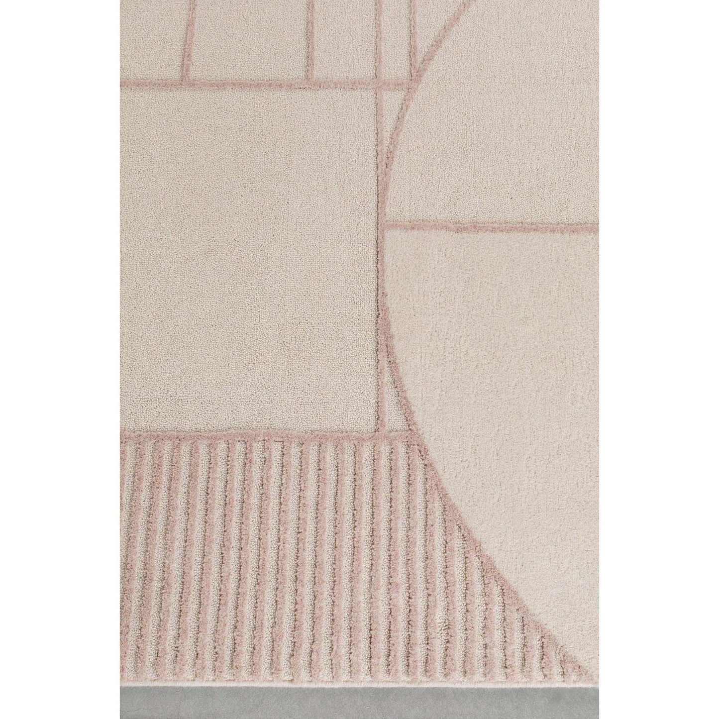 Zuiver vloerkleed bliss natural/roze 200 x 300 x 1,3 cm