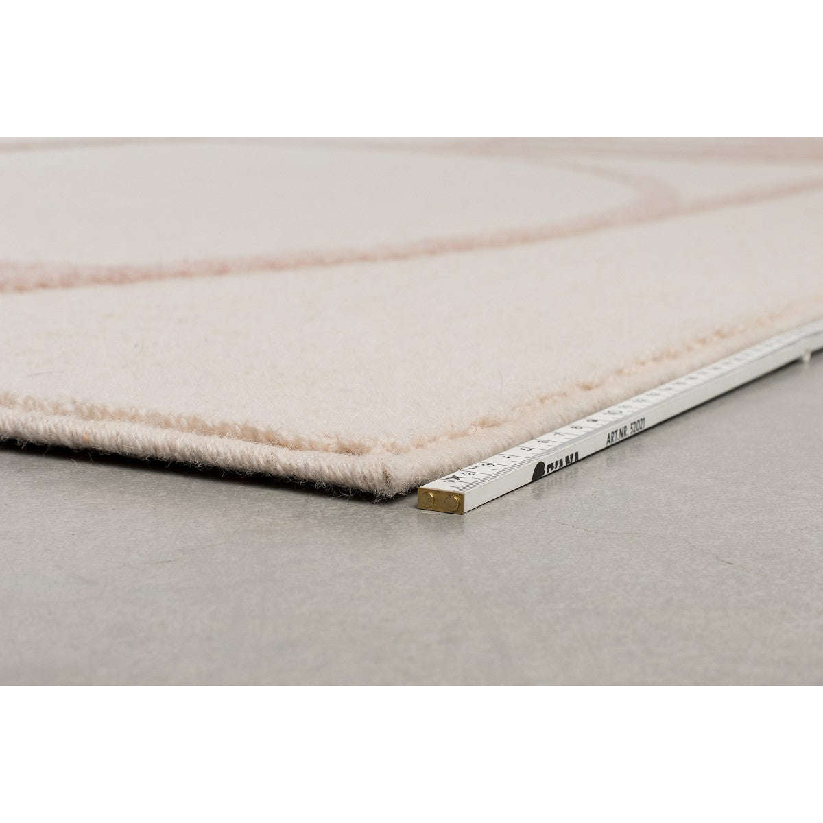 Zuiver vloerkleed bliss natural/roze 200 x 300 x 1,3 cm