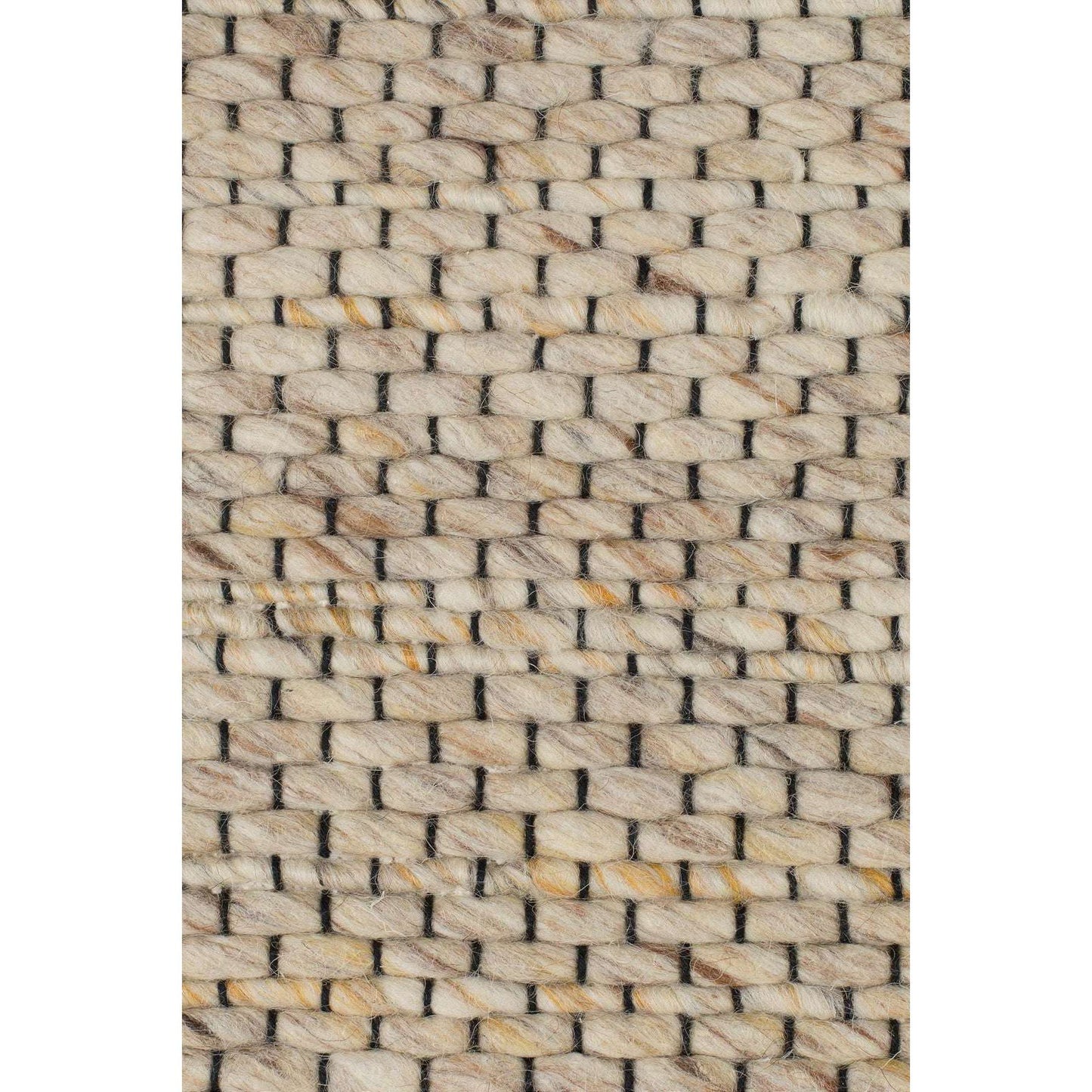 Zuiver vloerkleed frills beige/geel 240 x 170 x 0,6 cm