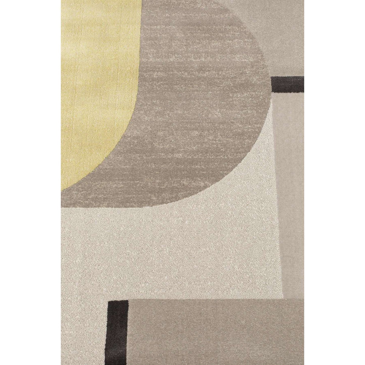Zuiver vloerkleed hilton grijs/geel 200 x 290 x 1,05 cm