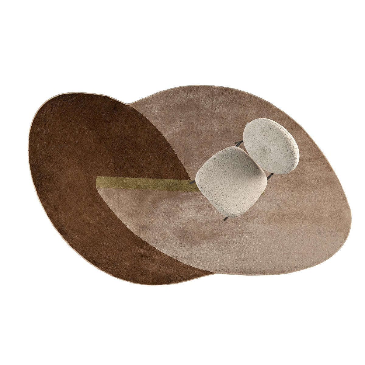 Zuiver vloerkleed Phila terra 160 x 257 cm