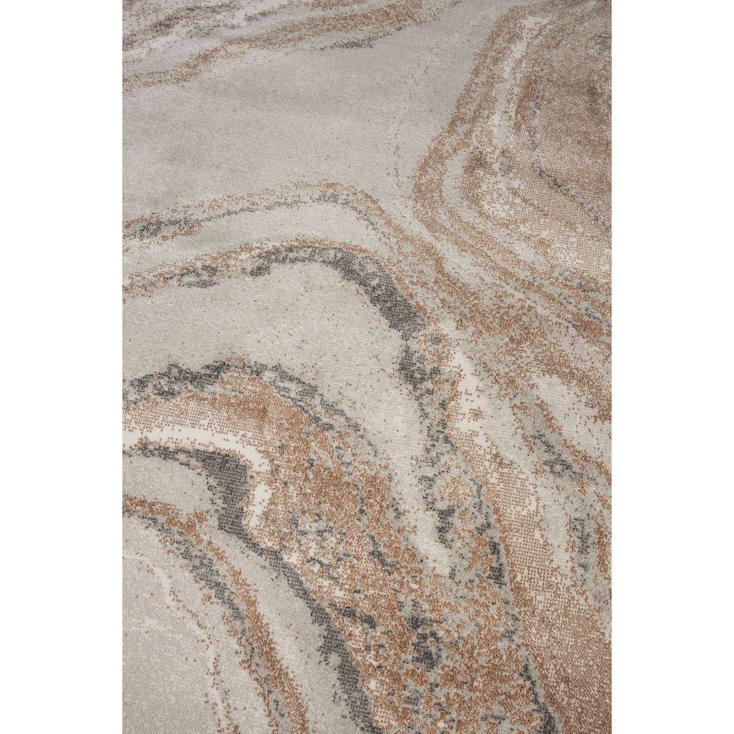 Zuiver vloerkleed Solar grijs/terra 160 x 230 cm