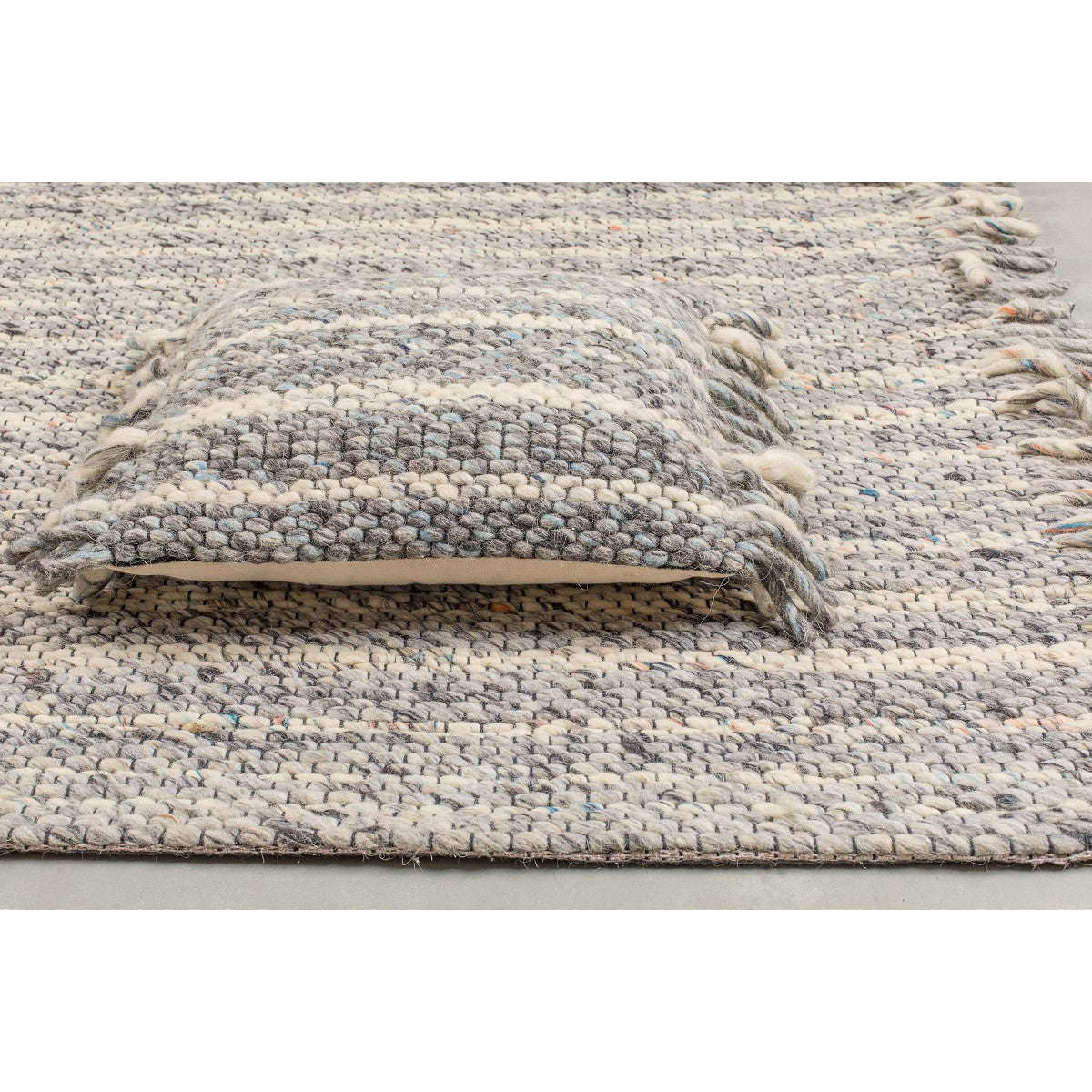Zuiver vloerkleedills grijs/blauw 240 x 170 x 0,6 cm