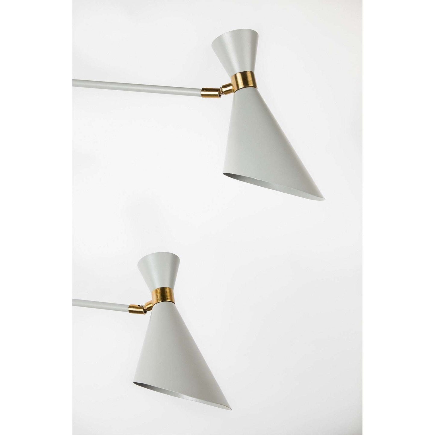 Zuiver wandlamp double shady grijs 78 x 14,5 x 60 cm