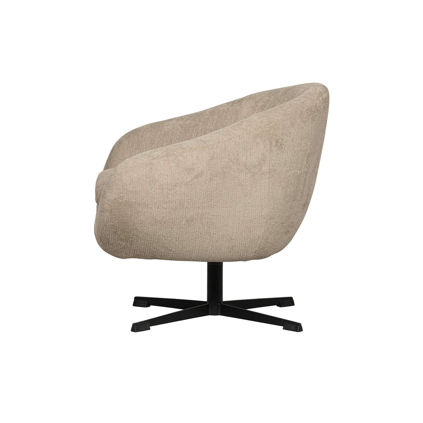 BePureHome Desert draaifauteuil zand