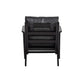 BePureHome Houston fauteuil leer zwart