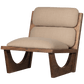 BePureHome Opulent fauteuil bouclé naturel