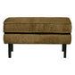 BePureHome Rodeo hocker velvet brass