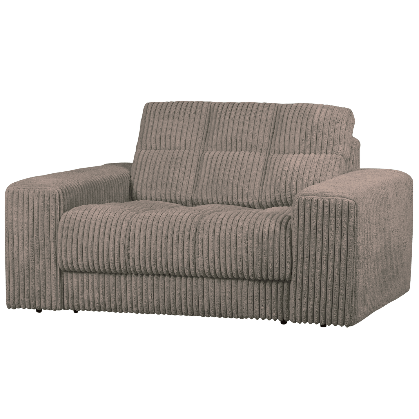 BePureHome Second Date loveseat grove ribstof mud