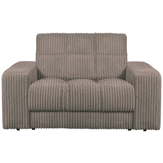 BePureHome Second Date loveseat grove ribstof mud