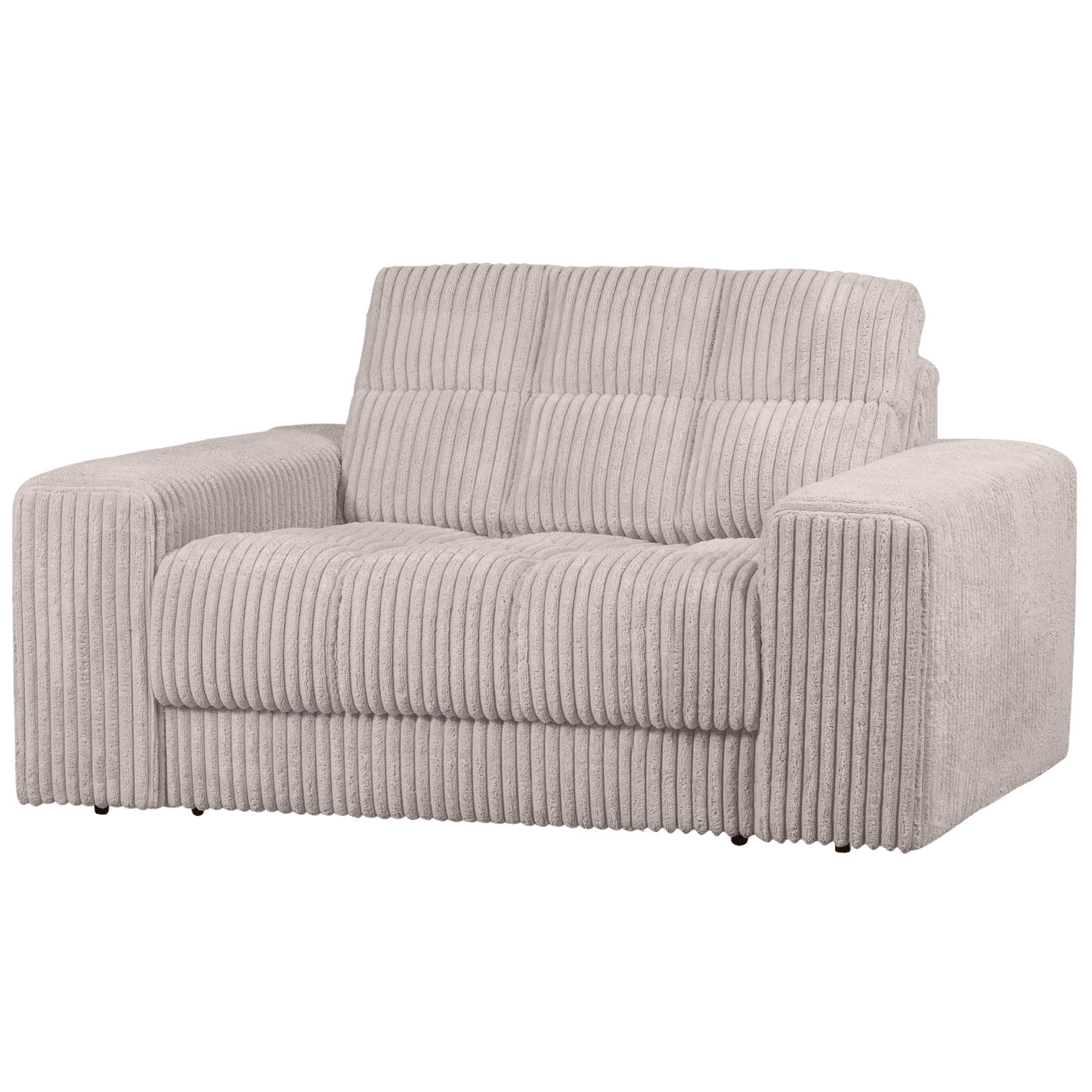 BePureHome Second Date loveseat grove ribstof naturel