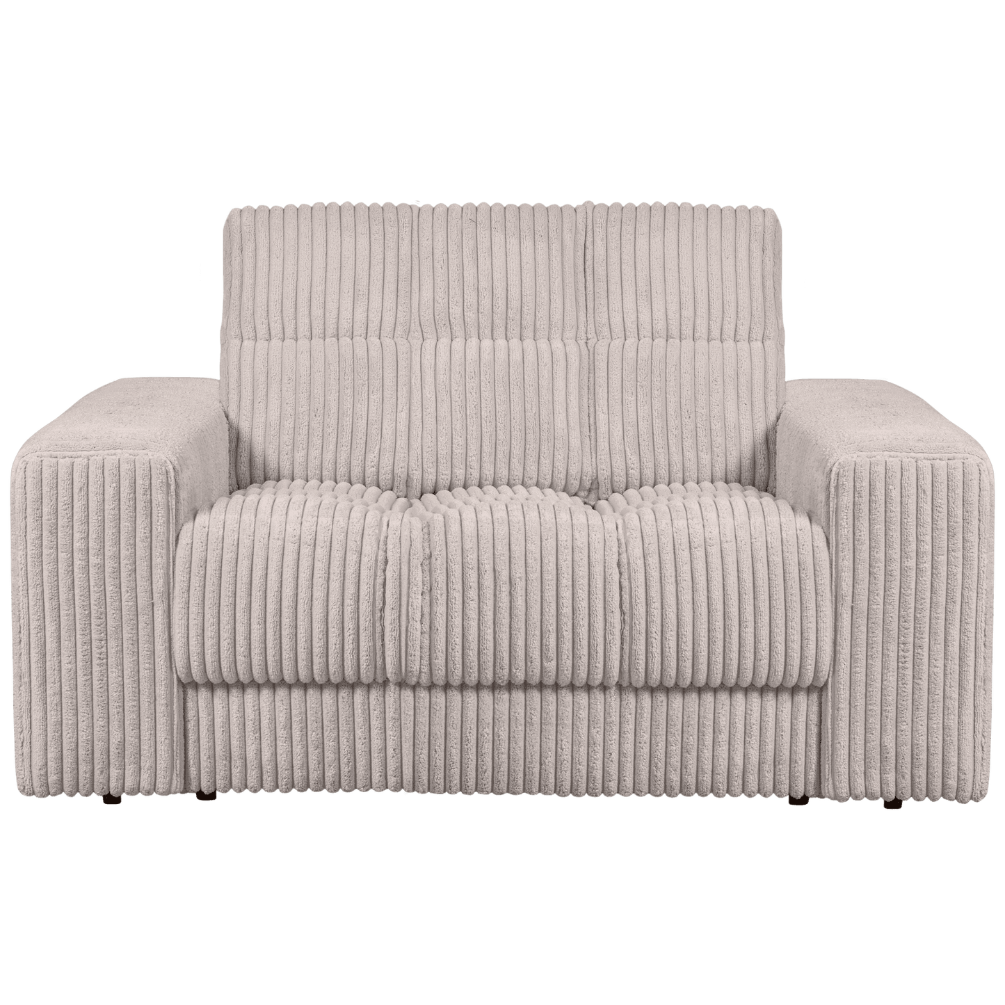 BePureHome Second Date loveseat grove ribstof naturel