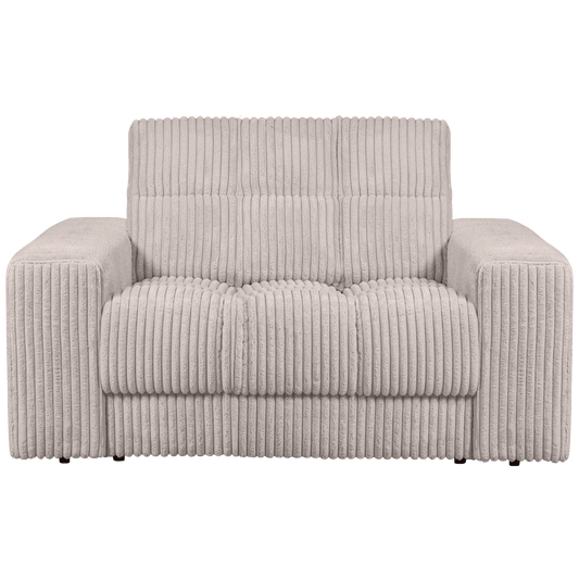 BePureHome Second Date loveseat grove ribstof naturel