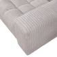 BePureHome Second Date loveseat grove ribstof naturel