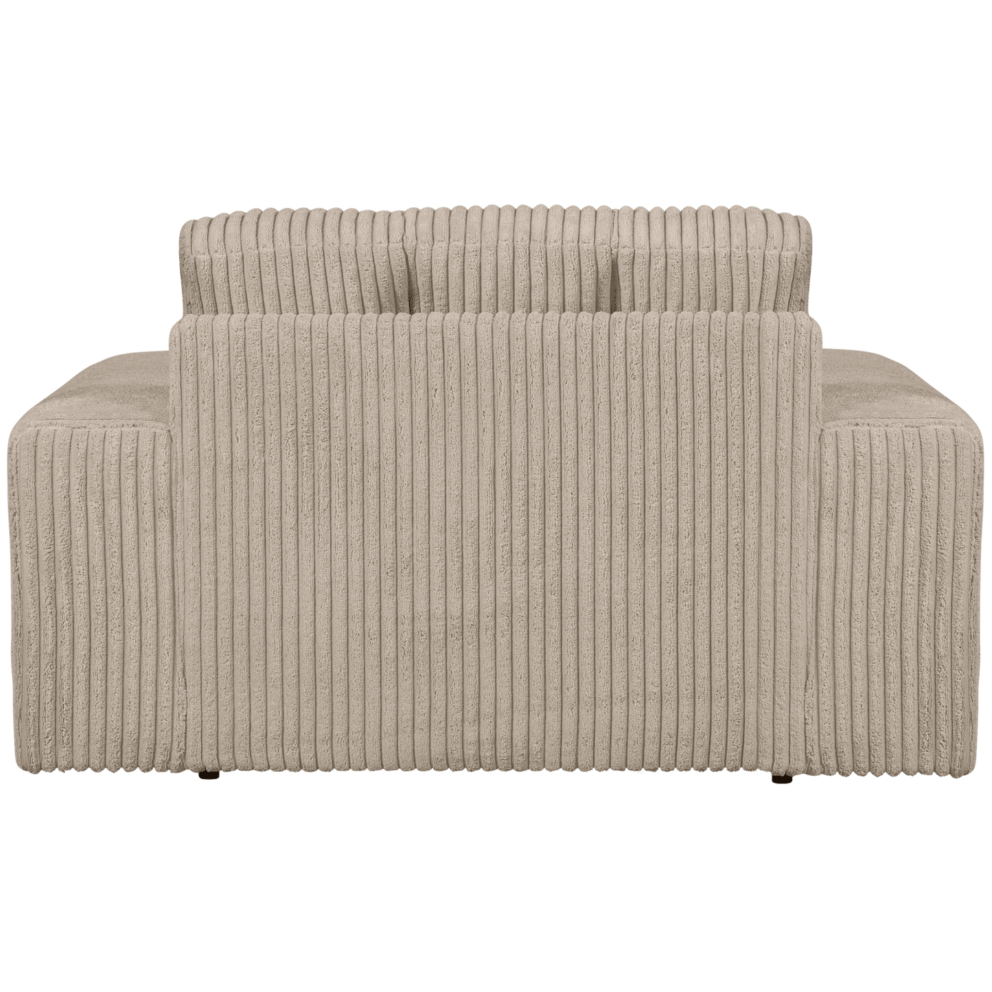 BePureHome Second Date loveseat grove ribstof travertin