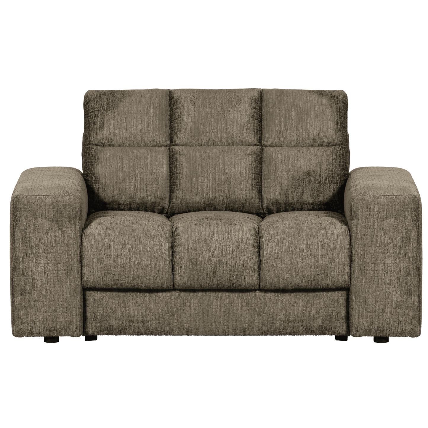 BePureHome Second Date loveseat structure velvet bonsai