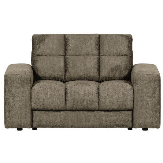 BePureHome Second Date loveseat structure velvet bonsai