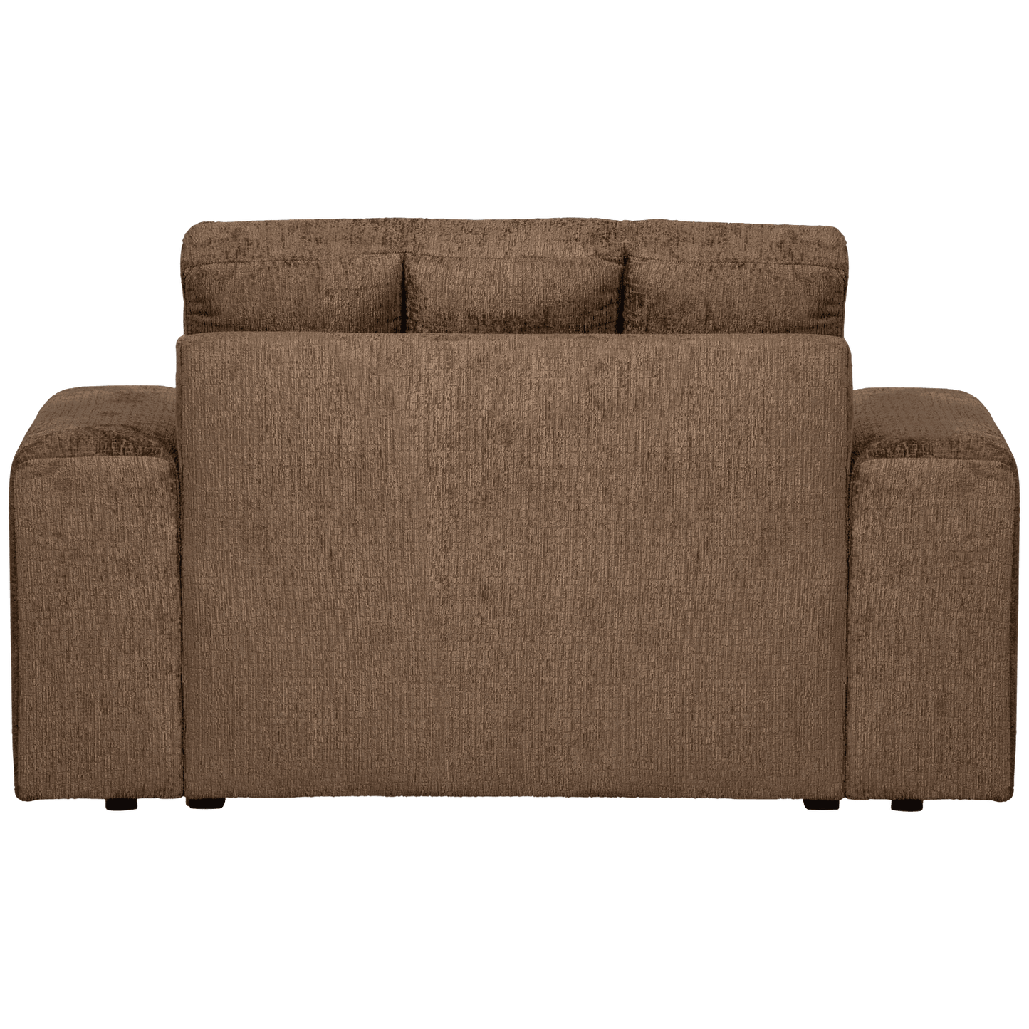 BePureHome Second Date loveseat structure velvet brass