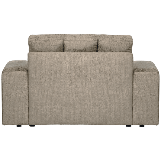 BePureHome Second Date loveseat structure velvet wheatfield