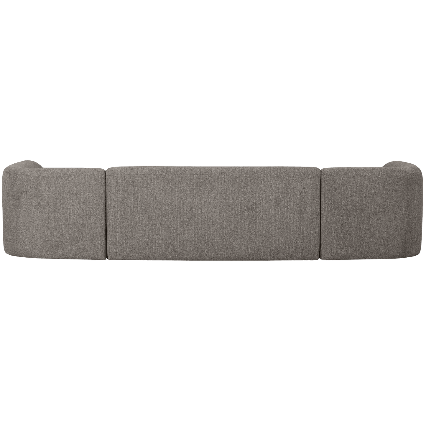 BePureHome Sloping u-vorm bank grijs melange