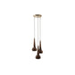 BePureHome Tumble hanglampen walnut (set van 3) walnut