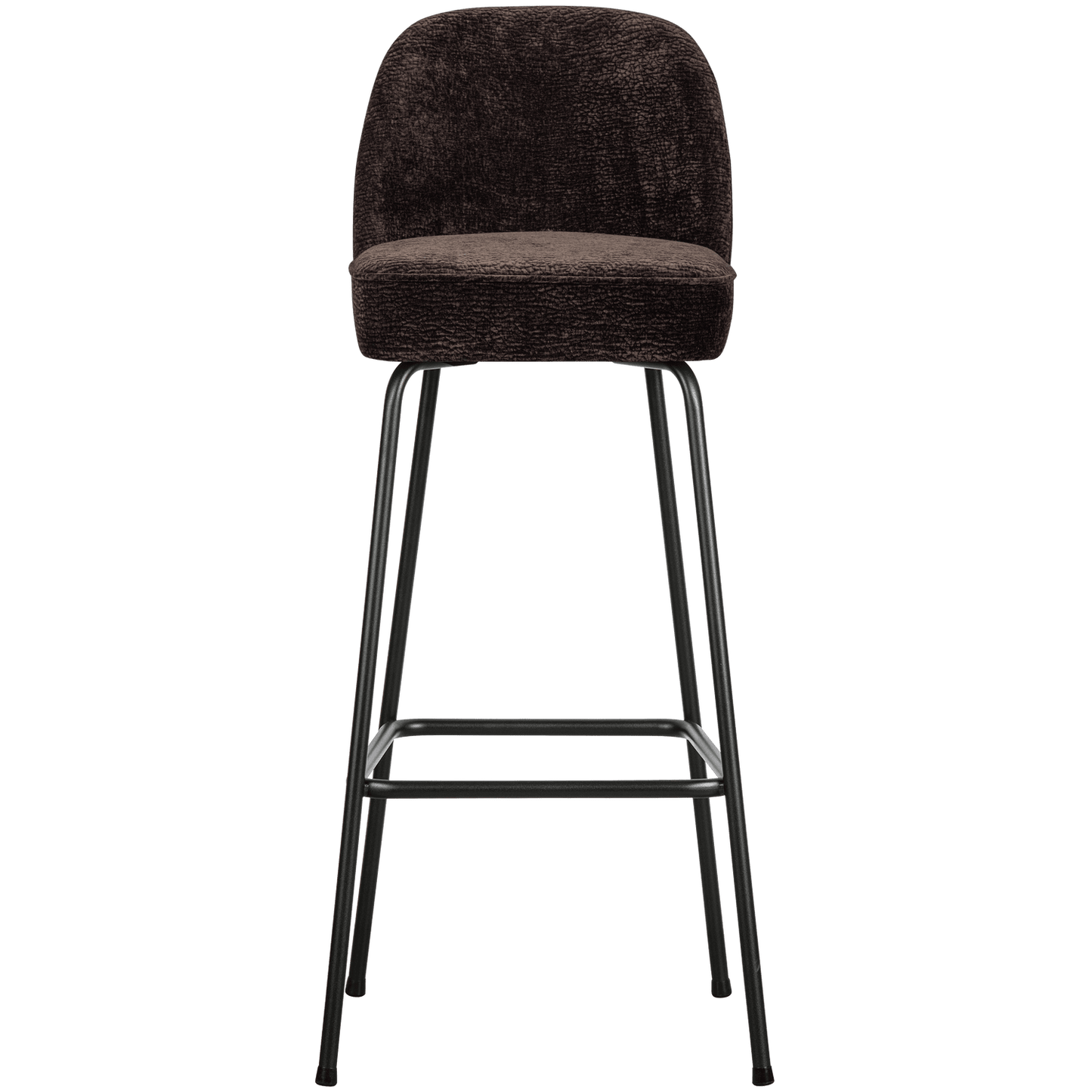 BePureHome Vogue barstoel (H) 3d chenille donkerbruin