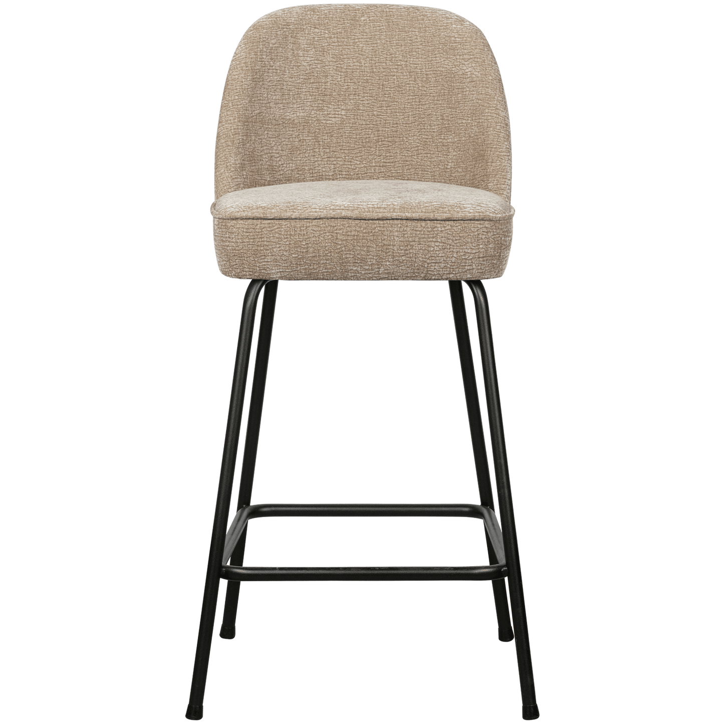 BePureHome Vogue barstoel (L) 3d chenille zand