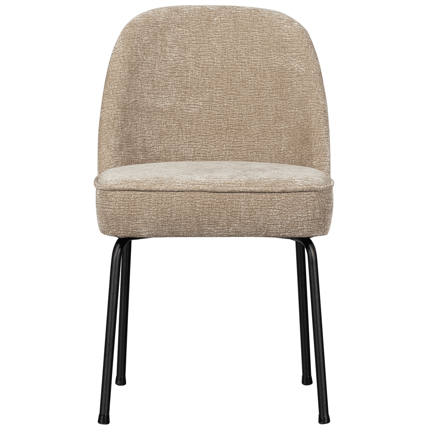 BePureHome Vogue eetkamerstoel 3d chenille zand