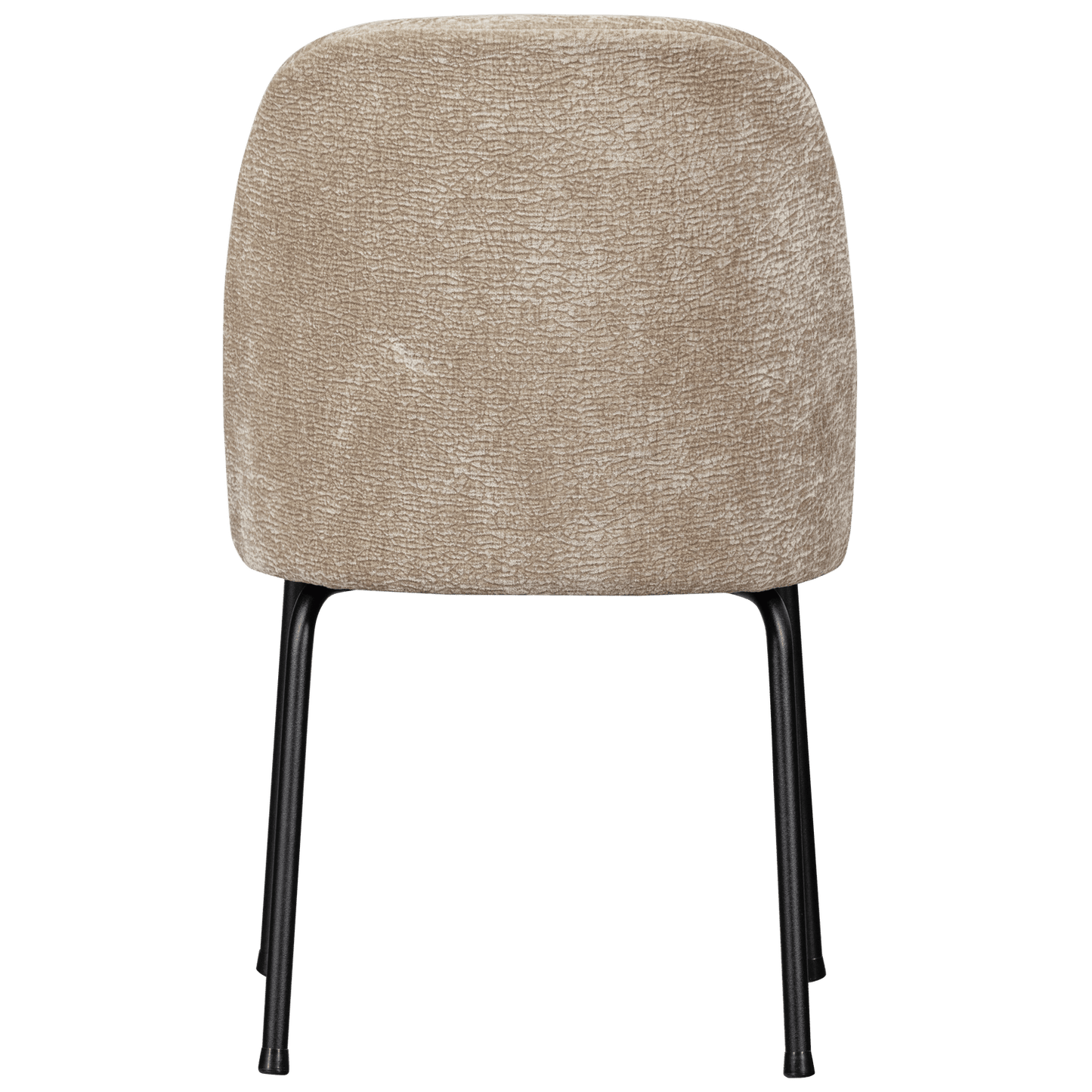 BePureHome Vogue eetkamerstoel 3d chenille zand