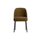 BePureHome Vogue eetkamerstoel velvet brass