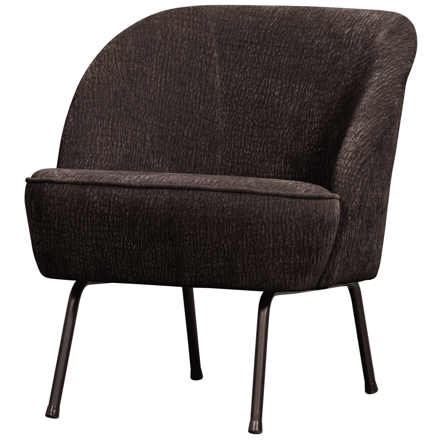 BePureHome Vogue fauteuil 3d chenille donkerbruin