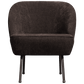 BePureHome Vogue fauteuil 3d chenille donkerbruin