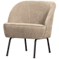 BePureHome Vogue fauteuil 3d chenille zand