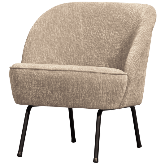 BePureHome Vogue fauteuil 3d chenille zand