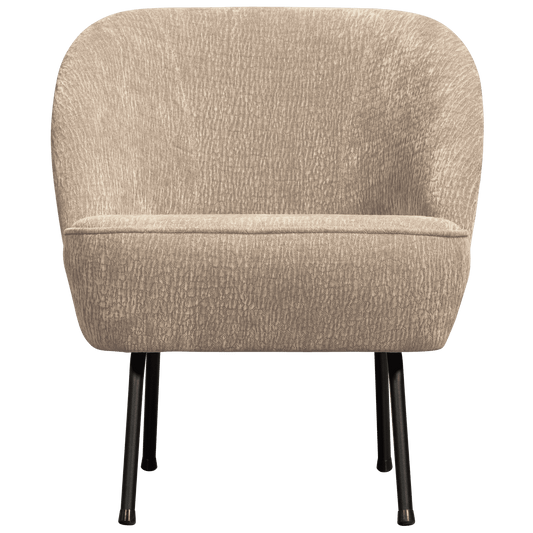 BePureHome Vogue fauteuil 3d chenille zand