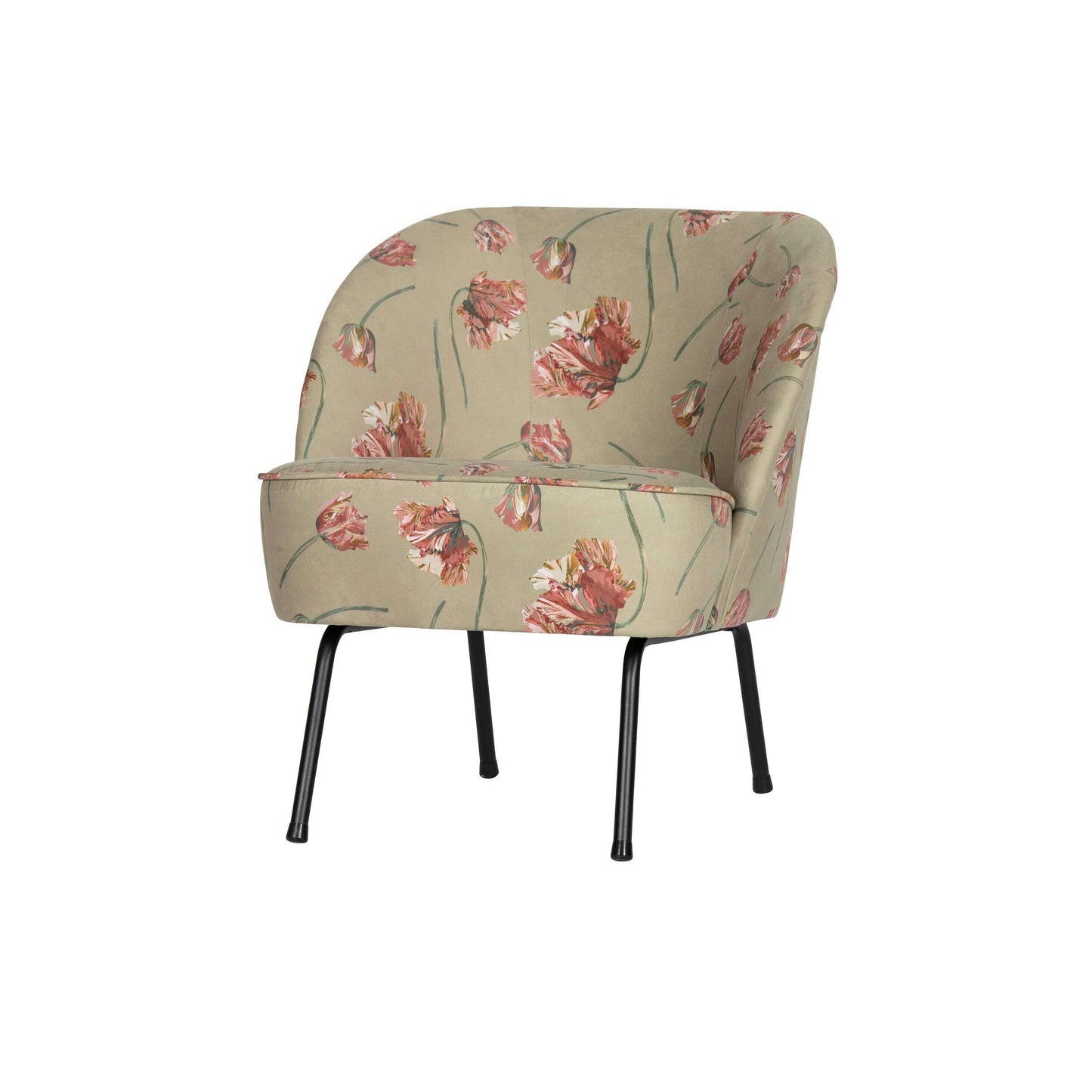 BePureHome Vogue fauteuil fluweel rococo agave