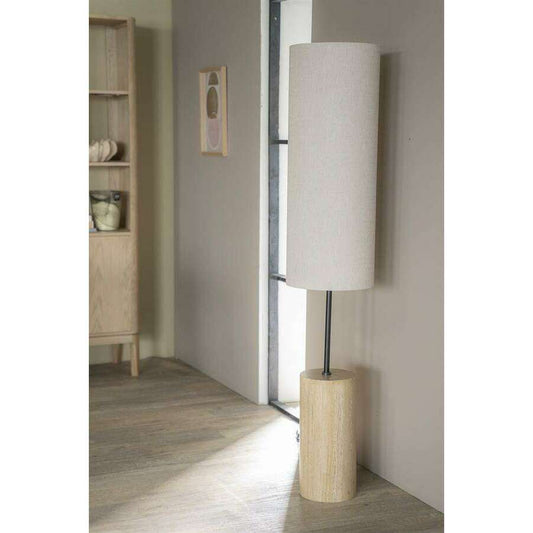 By-Boo Amara vloerlamp L naturel/wit