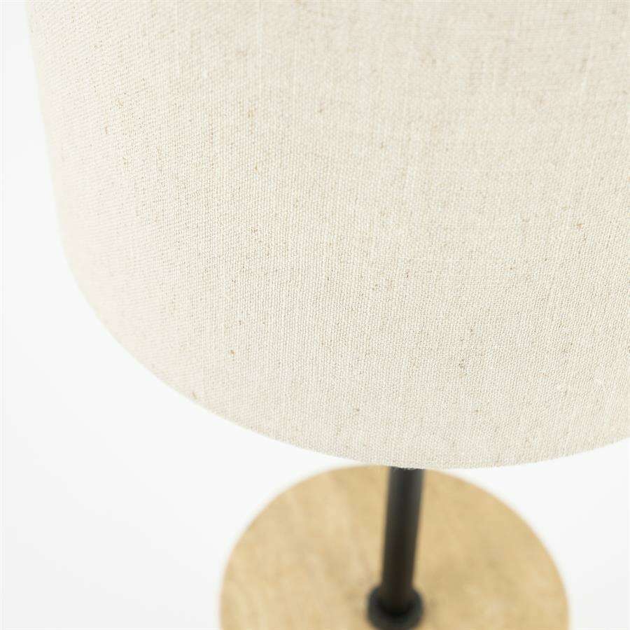 By-Boo Amara vloerlamp L naturel/wit