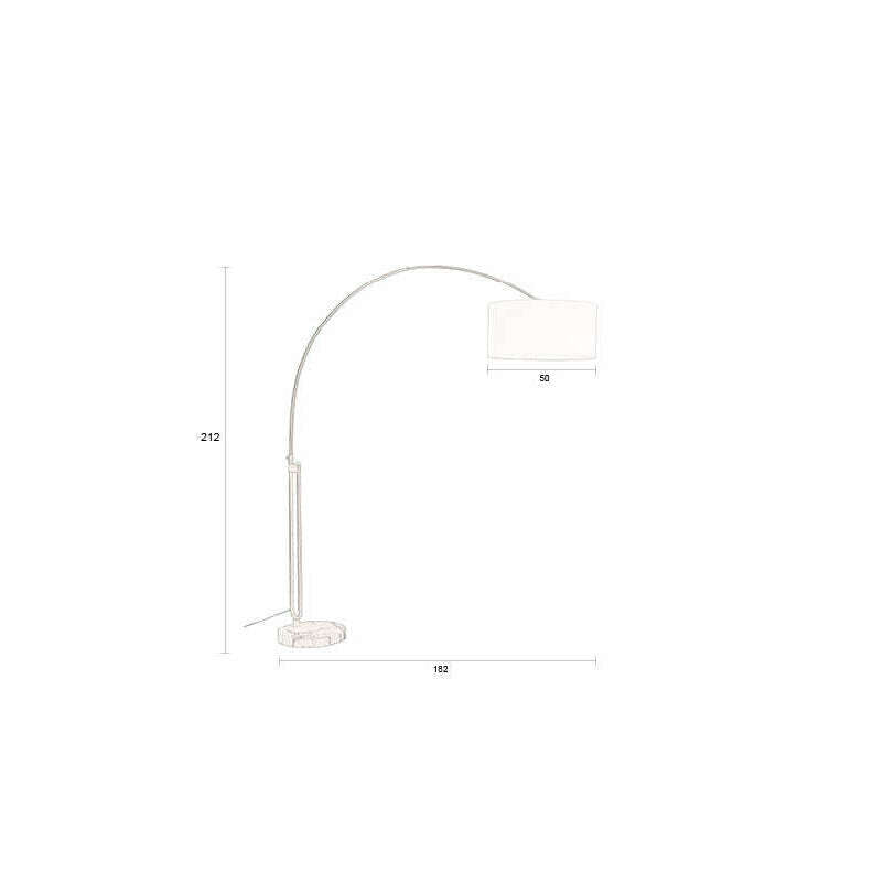 Dutchbone Archie vloerlamp beige