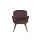 Dutchbone Lenn fauteuil plum