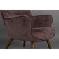 Dutchbone Lenn fauteuil plum