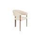 Dutchbone Naida eetkamerstoel beige