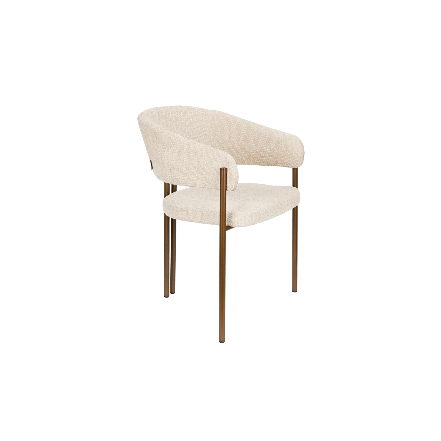 Dutchbone Naida eetkamerstoel beige