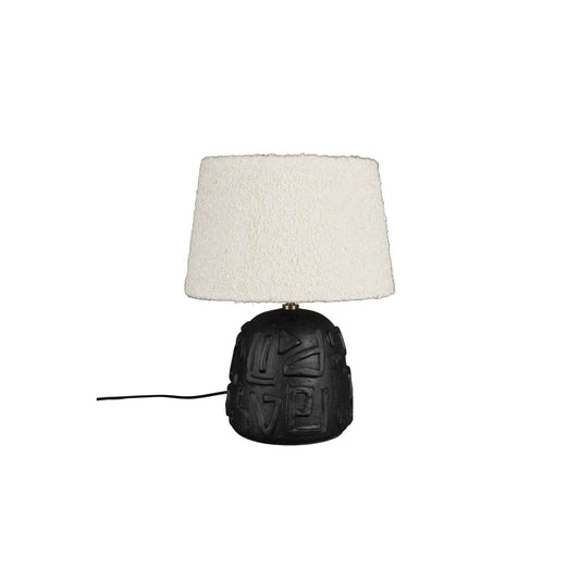 Dutchbone Renzo tafellamp zwart