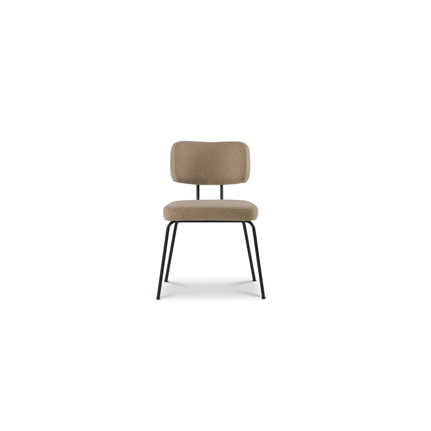 Dyyk Ted eetkamerstoel new wool stone|zwart