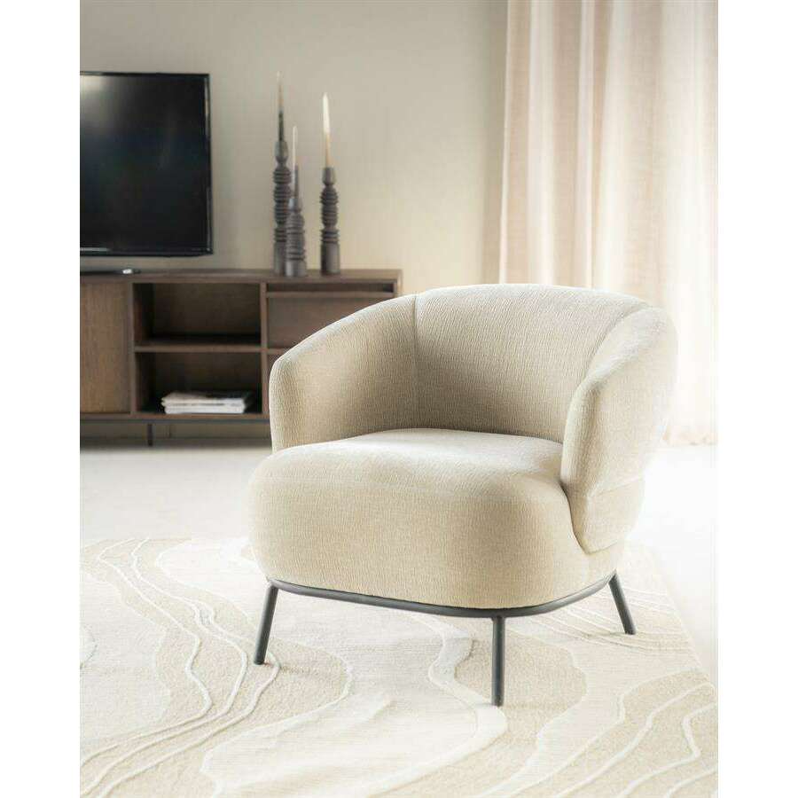 Eleonora David fauteuil taupe safari