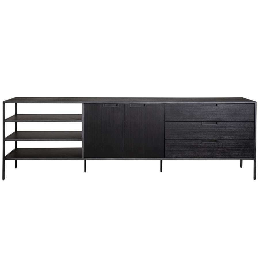 Eleonora Madison Dark dressoir zwart